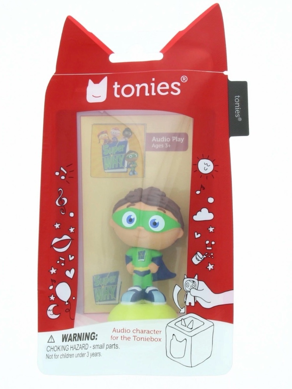TONIES SUPER WHY!  Audio Play Character FIGURE Figurine Toniebox Music Story NEW